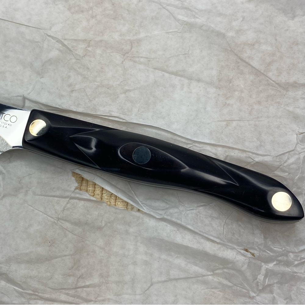 VTG CUTCO 2004 NEW CLASSIC BUTCHER KNIFE STRAIGHT EDGE #1722 KD USA - Picture 4 of 16